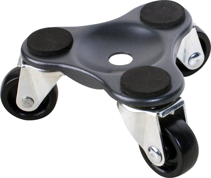 Shepherd Hardware Move-It 4-Inch Steel Tri-Dolly 200-Lb Load Capacity, Black - Image 1